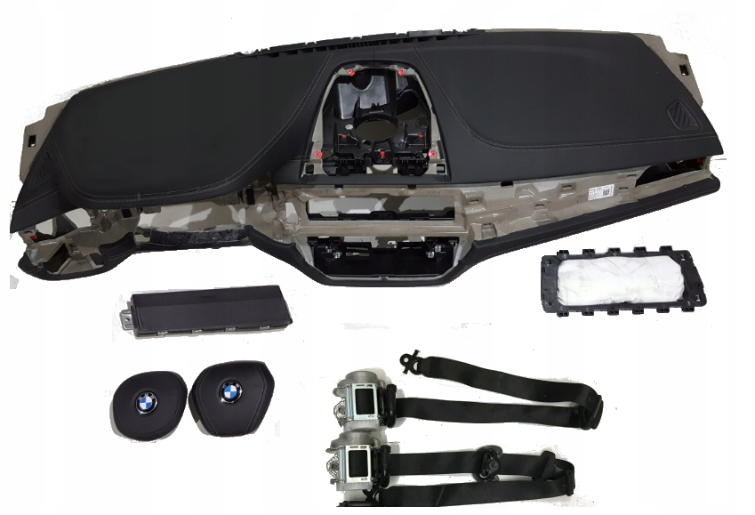 BMW G30 G31 DESKA KONSOLA AIRBAG PASY nitka za 2900 zł z Wschowa