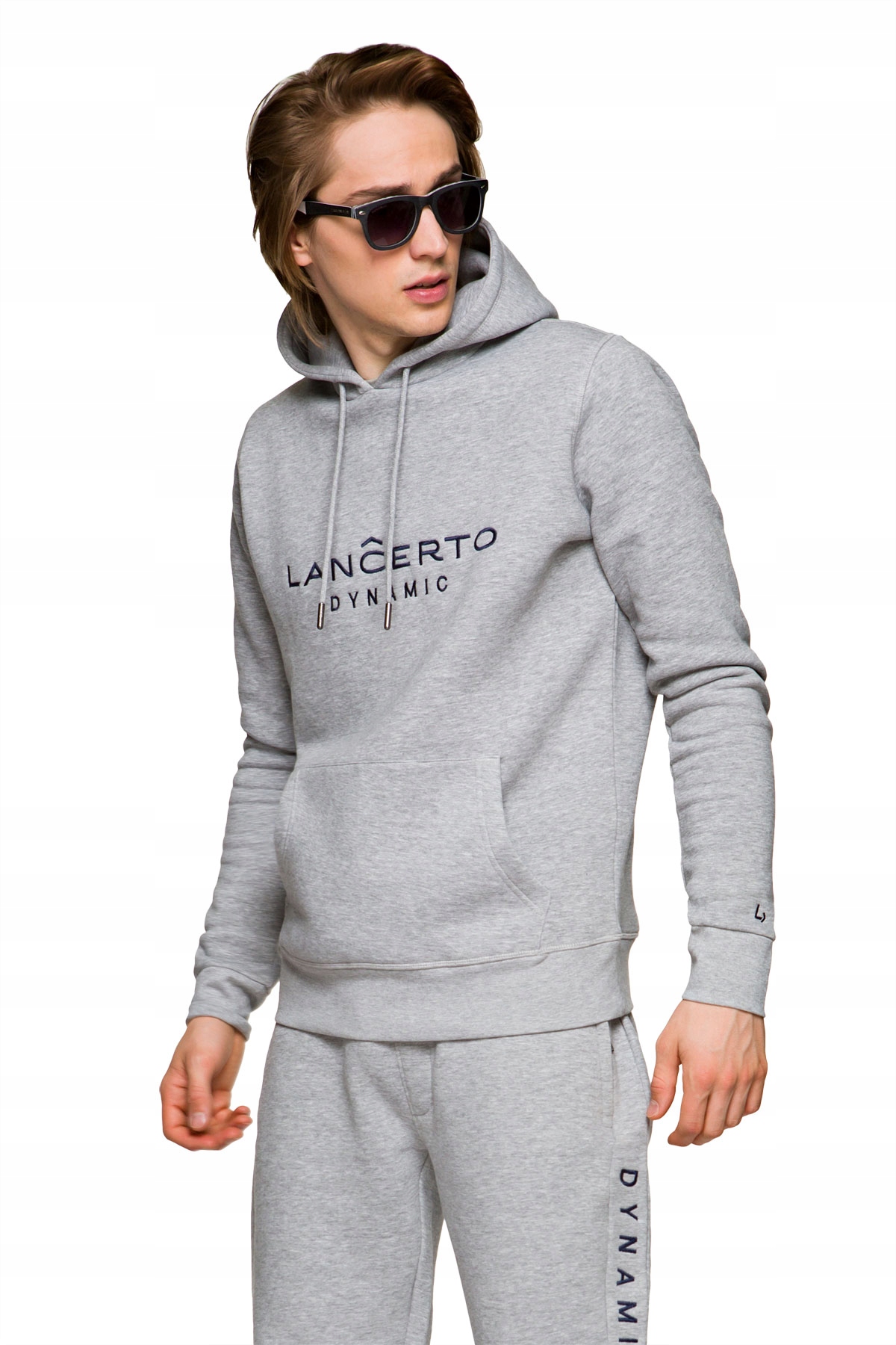 

Bluza Męska Szara z Kapturem Avery Lancerto XXL