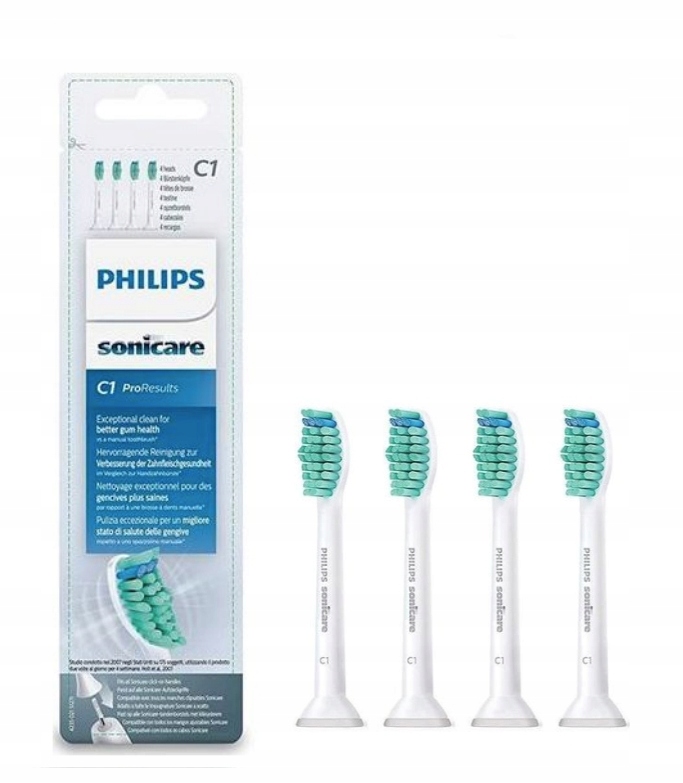 4X KOŃCÓWKI PHILIPS SONICARE C1 PRORESULTS