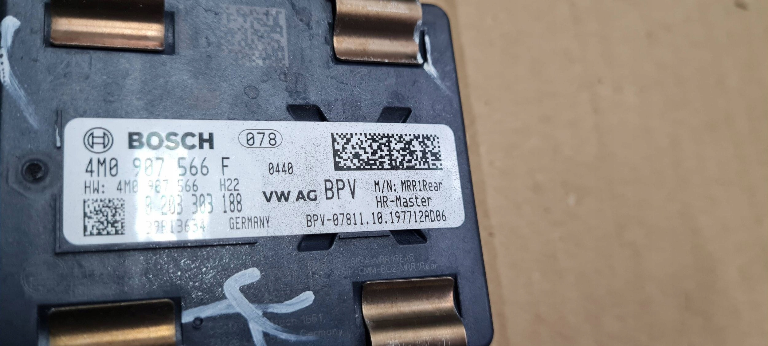 A5 8W S5 sensor MARTWEGO POLA RADAR DISTRONIC right rear part 4M0907566E A4 B9