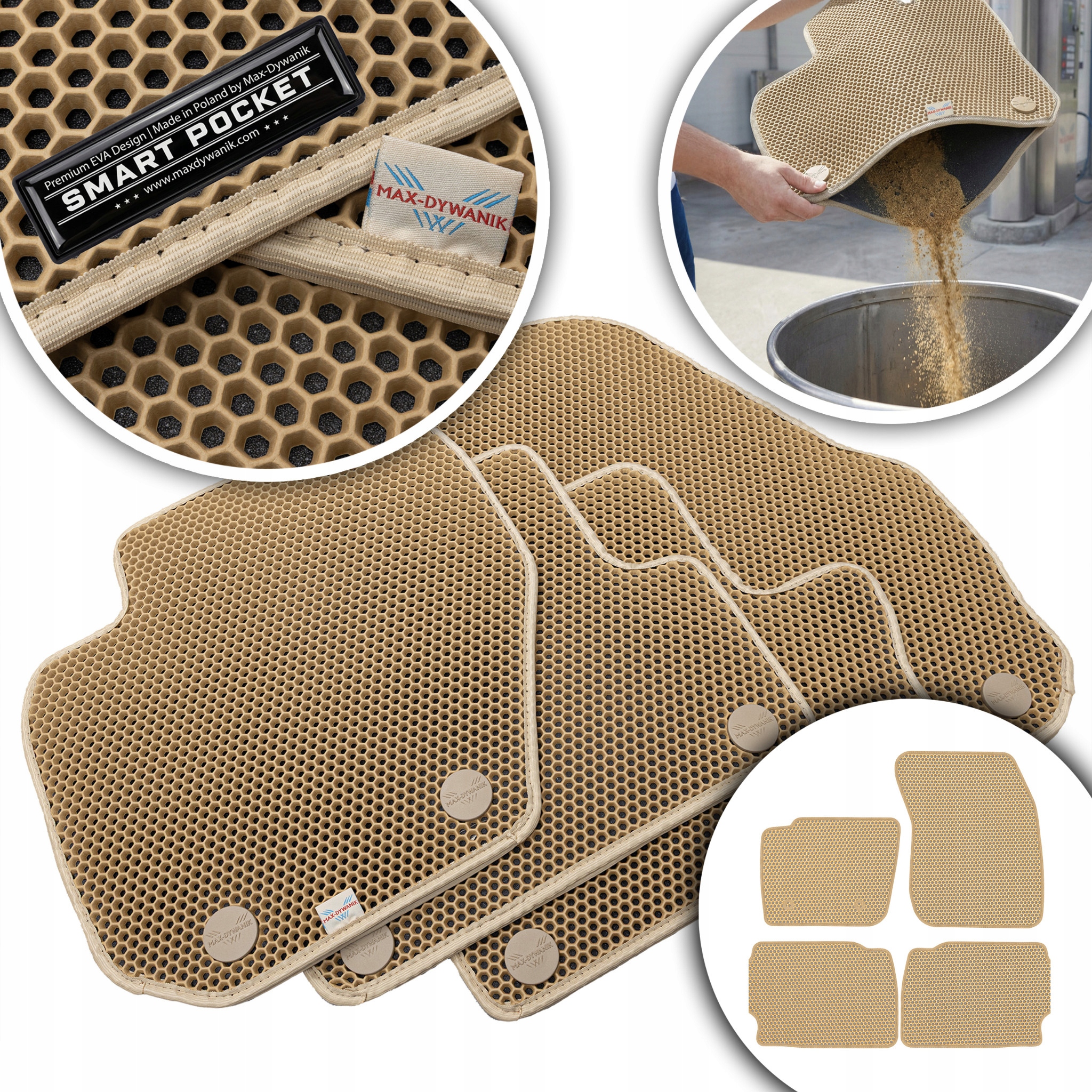 Ford Mondeo MK5 (manuál) 2015-2022 Koberce Eva Smart Pocket