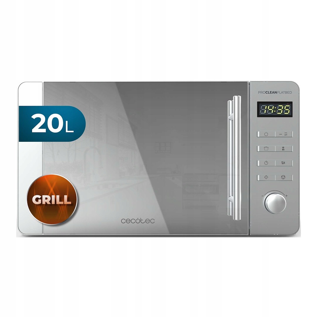 Kuchenka mikrofalowa Cecotec Proclean 5120 Flatbed Mirror