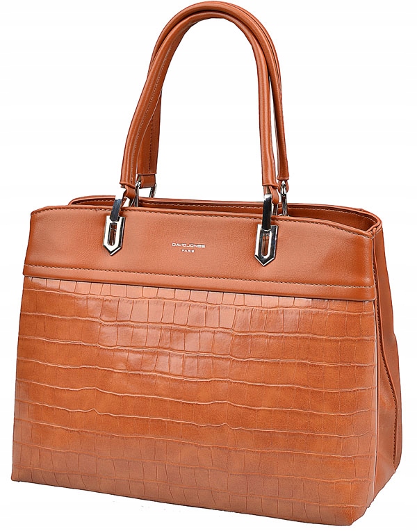 DAVID JONES TOREBKA damska KUFEREK wzór KROKODYL Kolor czerwony