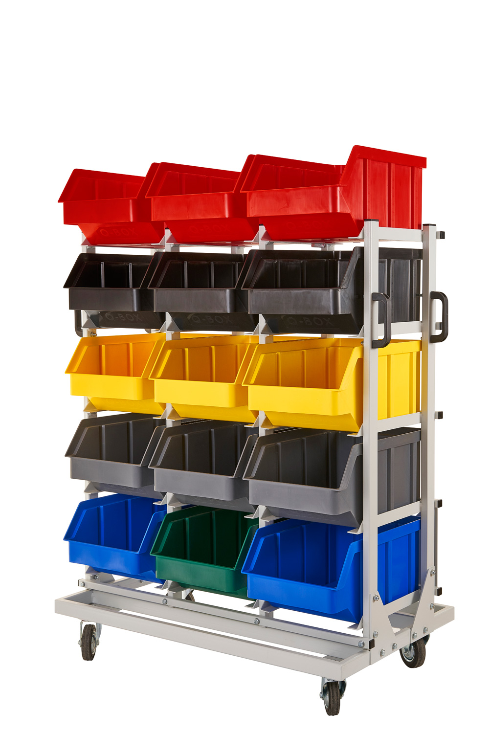 REGAL WARSZTATOWY JEZDNY RJ 00005 Z POJEMNIKAMI