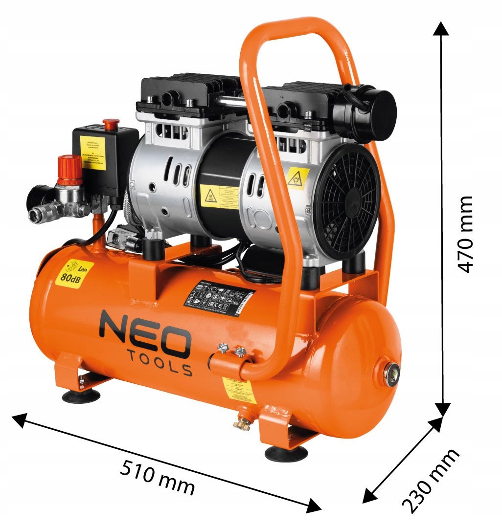 Bezolejový kompresor Neo Tools
