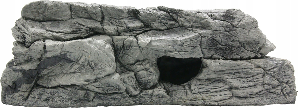 Levně Chovná Skála SH-27 Šedá (43x18x19 CM) Akvárium Terárium