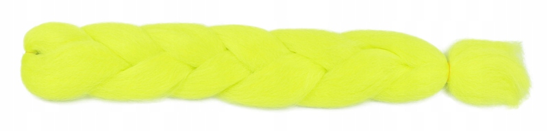 Włosy SYNTETYCZNE do warkoczyków KOLOROWE warkoczyki DOCZEPIANE ŚWIECĄCE Kolor włosów inny