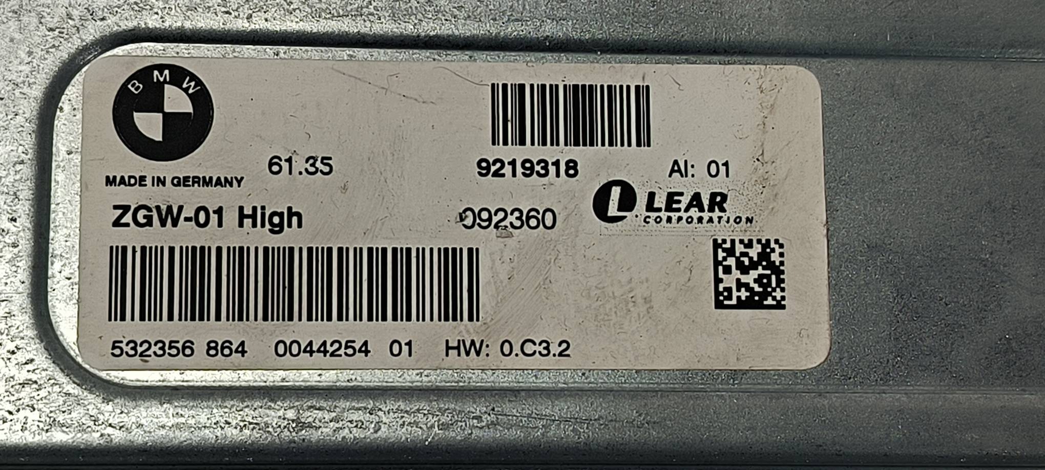 module 9219318 BMW F01