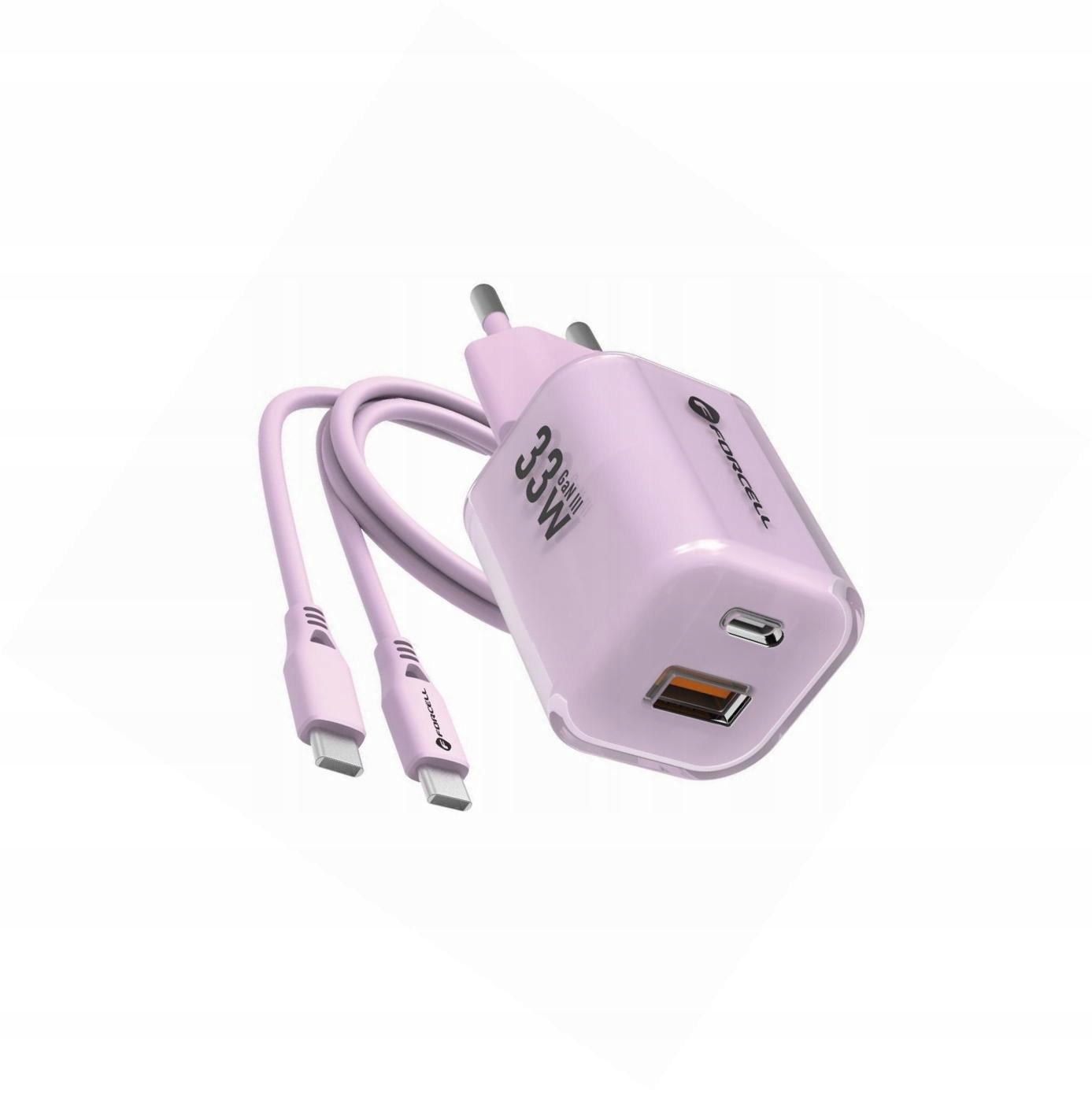 Szybka ładowarka Gan 33W 2 porty z kablem Usb-c do Realme 8