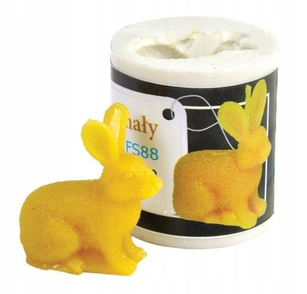 

Forma silikonowa do świec z wosku Zając mały Łysoń