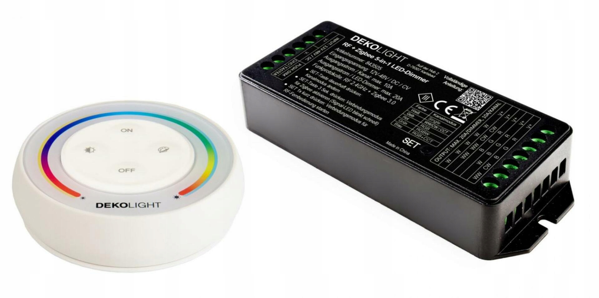 Light Impressions Deko-Light RF-smart, štartovacia sada Rgb/w/cct, 12-48V, 2