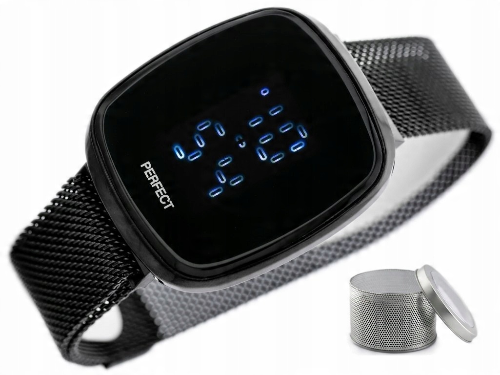 

Zegarek damski Perfect Led mesh + Box + Grawer