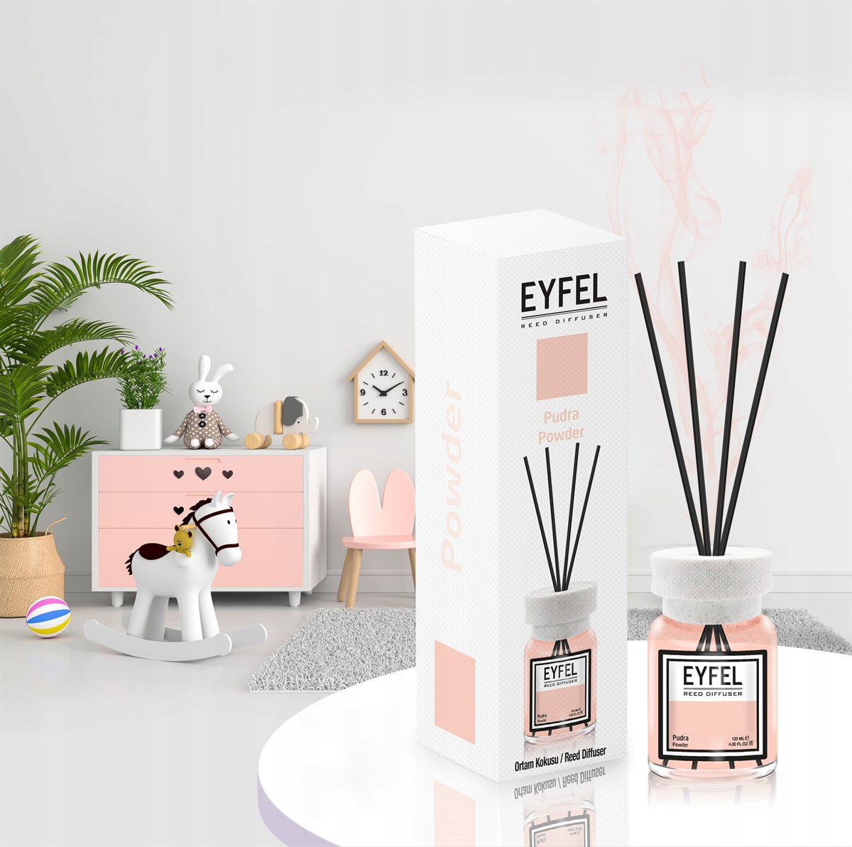 PUDER EYFEL - ZAPACH DO DOMU PATYCZKI 120ml Marka Eyfel