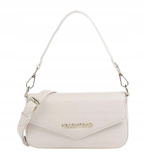 Valentino Béžová Psaníčko Se Zlatým Logem A Ozdobami 22 x 12 x 4 cm Y9B