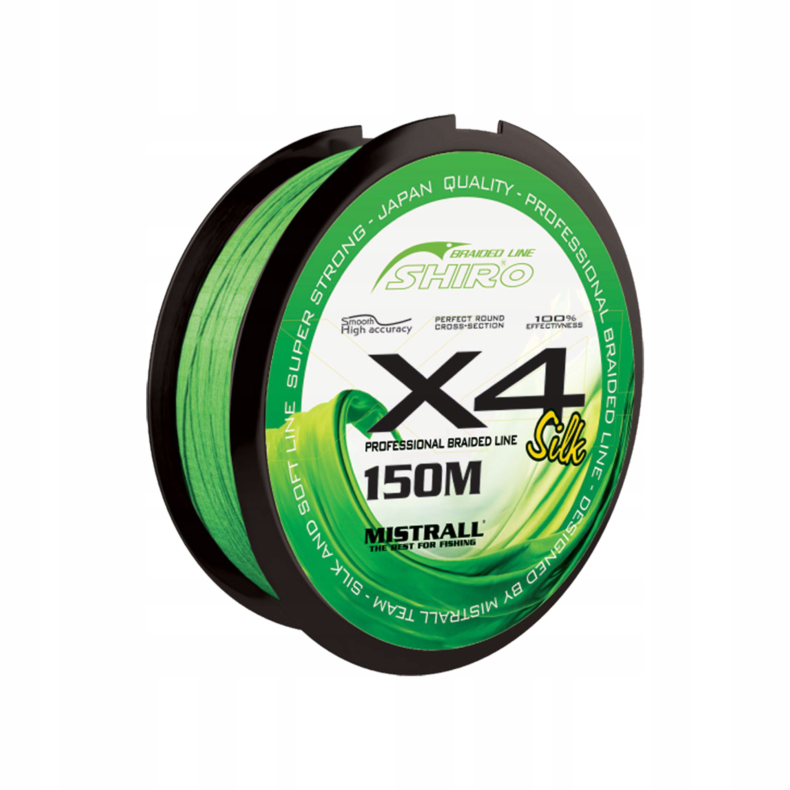 Plecionka Mistrall Shiro X4 150m 0,08mm 5,3kg Zielona