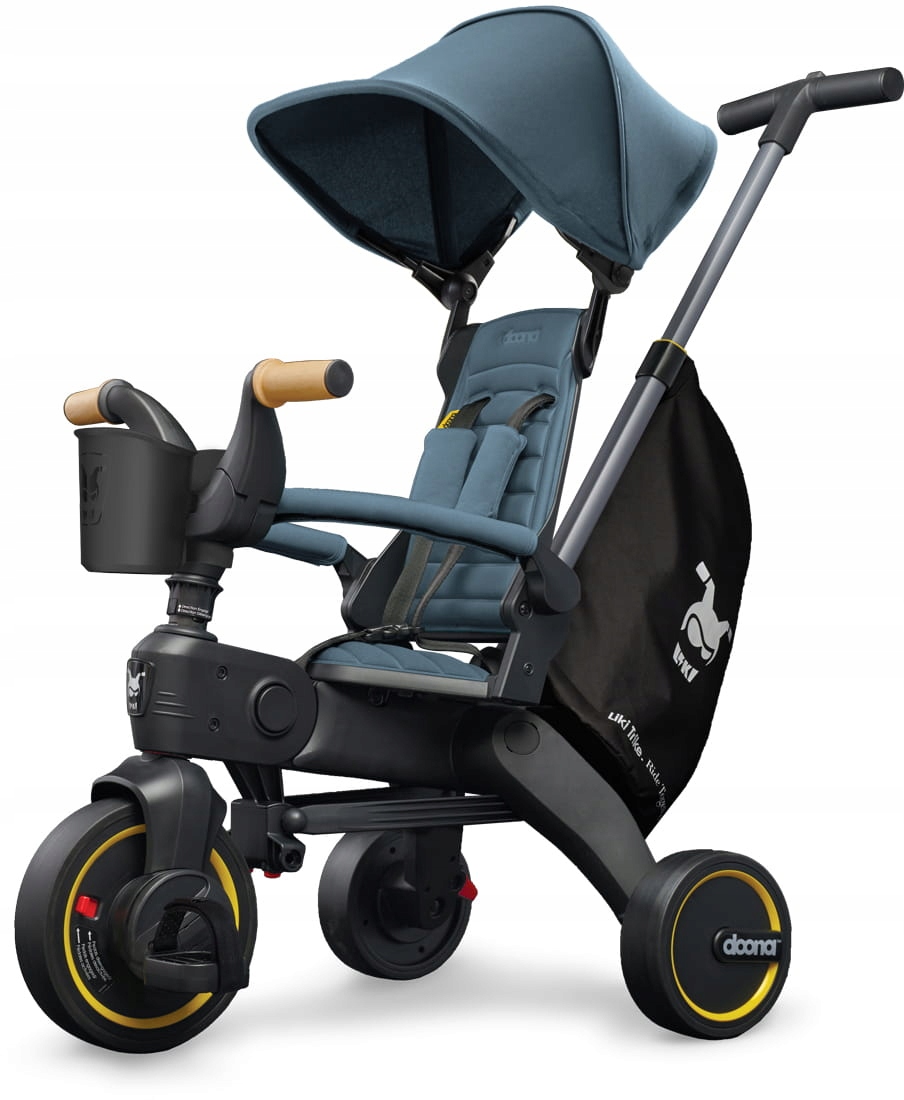 Doona Liki Trike S5 składany rowerek trójkołowy Deluxe Ocean Blue niebieski
