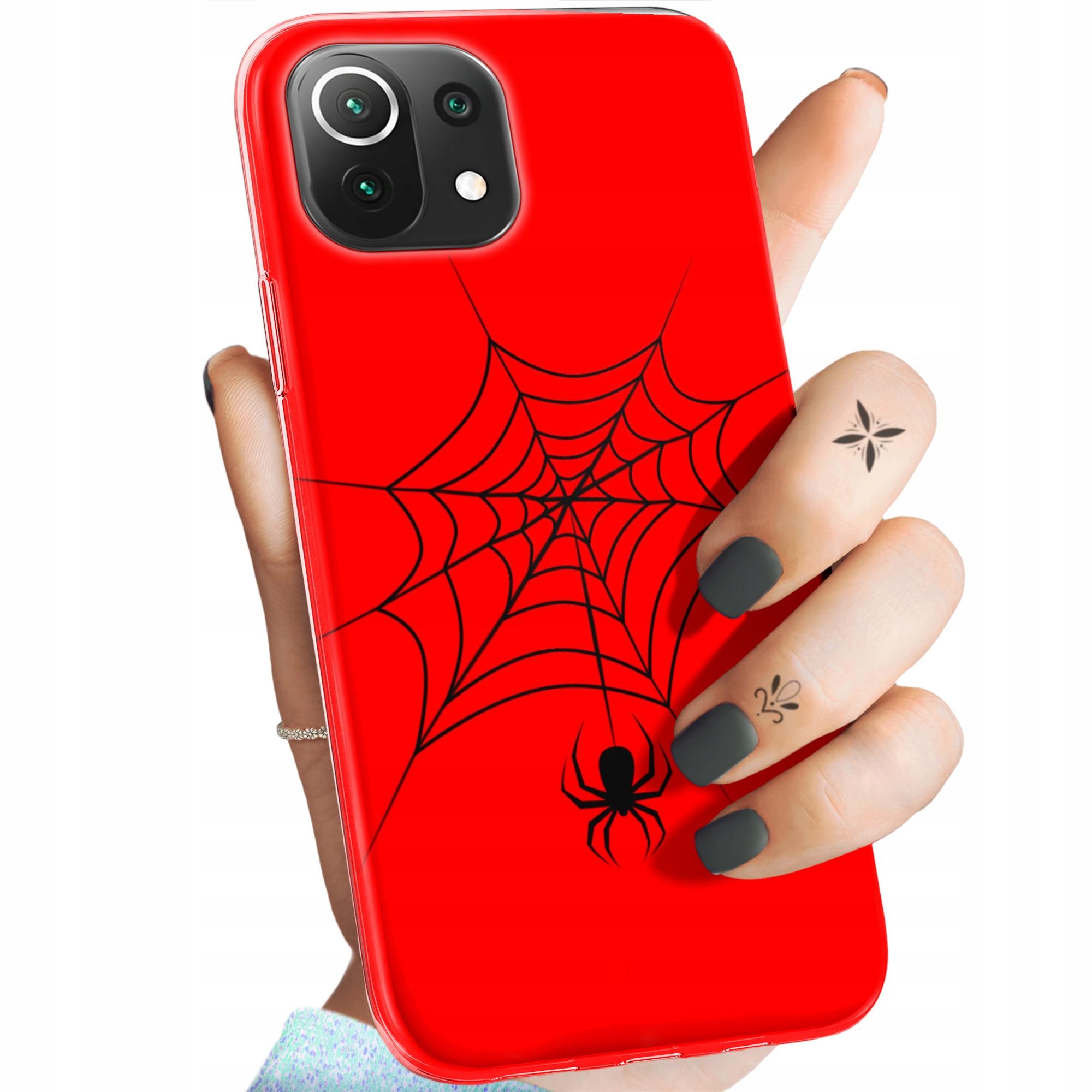 Etui Do Xiaomi MI 11 Lite 4G 5G Ne Pająk Spider Pajęczyna Obudowa