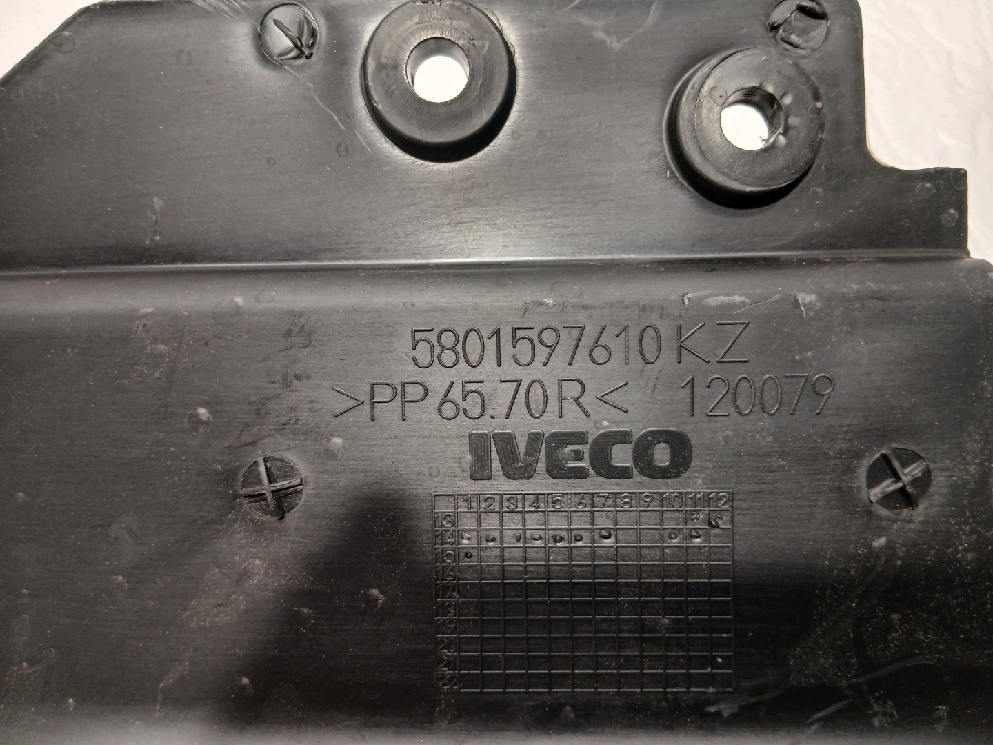 IVECO DAILY VI 6 kryt obal MOTORU 5801597610