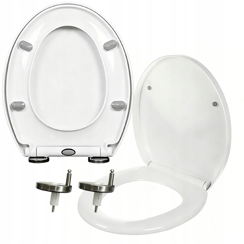 Wc Sedátko S Pozvolným Sklápěním, Tvrdé, Univerzální, Silné, Odnímatelné, Premium