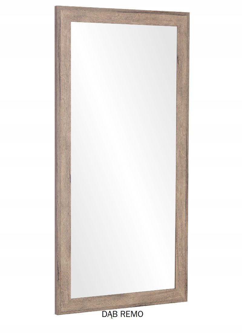Lustro w ramie klejonej PREMIUM 180x60 DĄB REMO Rodzaj zwykłe