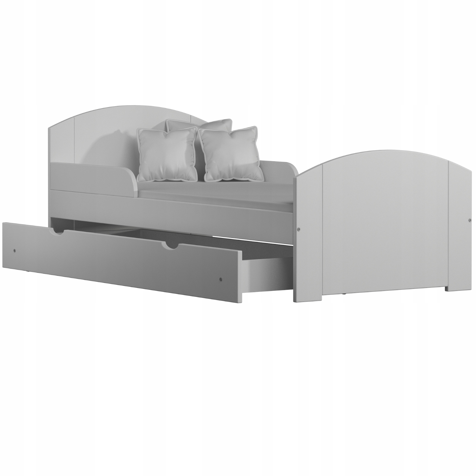 Łóżko Dziecięce BILI 180x90 Z Drewna Pojedyncze Długość mebla 185 cm