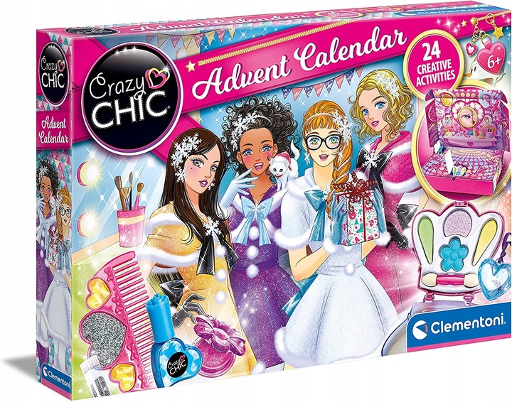 CRAZY CHIC KALENDARZ ADWENTOWY CLEMENTONI 78797