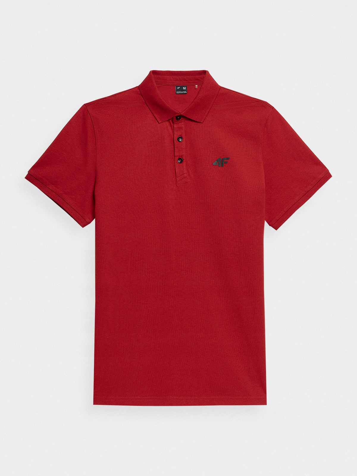 KOSZULKA POLO MĘSKA 4F BAWEŁNIANA T-SHIRT Rękaw krótki rękaw