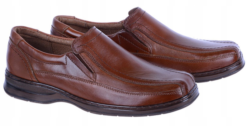 Pánské Boty Z Přírodní Kůže, Zasouvací Mokasíny, Velikost 41