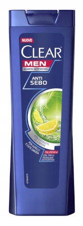 Clear Men Anti Sebo Szampon Włosy Tłuste ITALIA