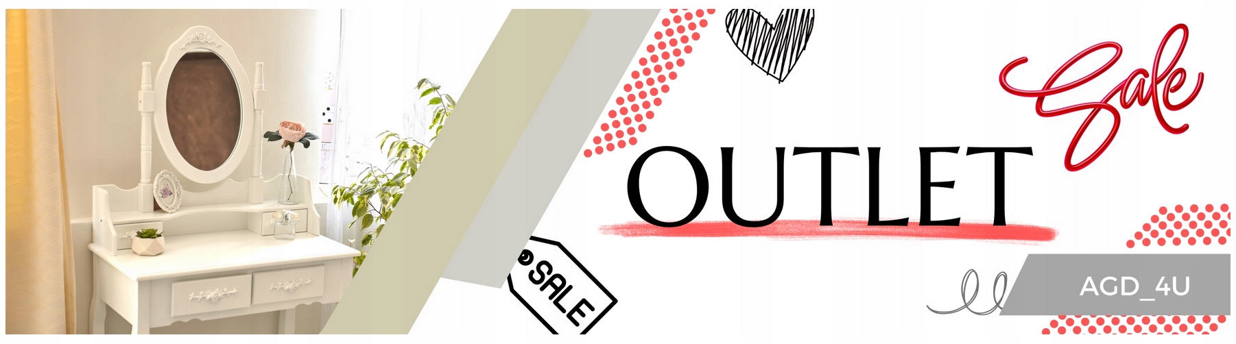 OUTLET TOALETKA KOSMETYCZNA LUSTRO DO + TABORET! Liczba szuflad 4