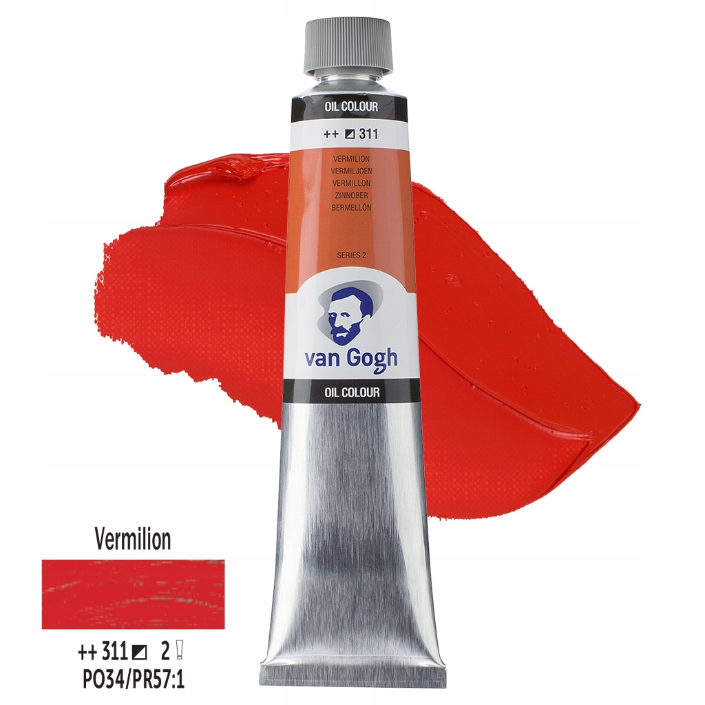 Barva Olejová Talens Van Gogh 200 ML 311 Vermilion
