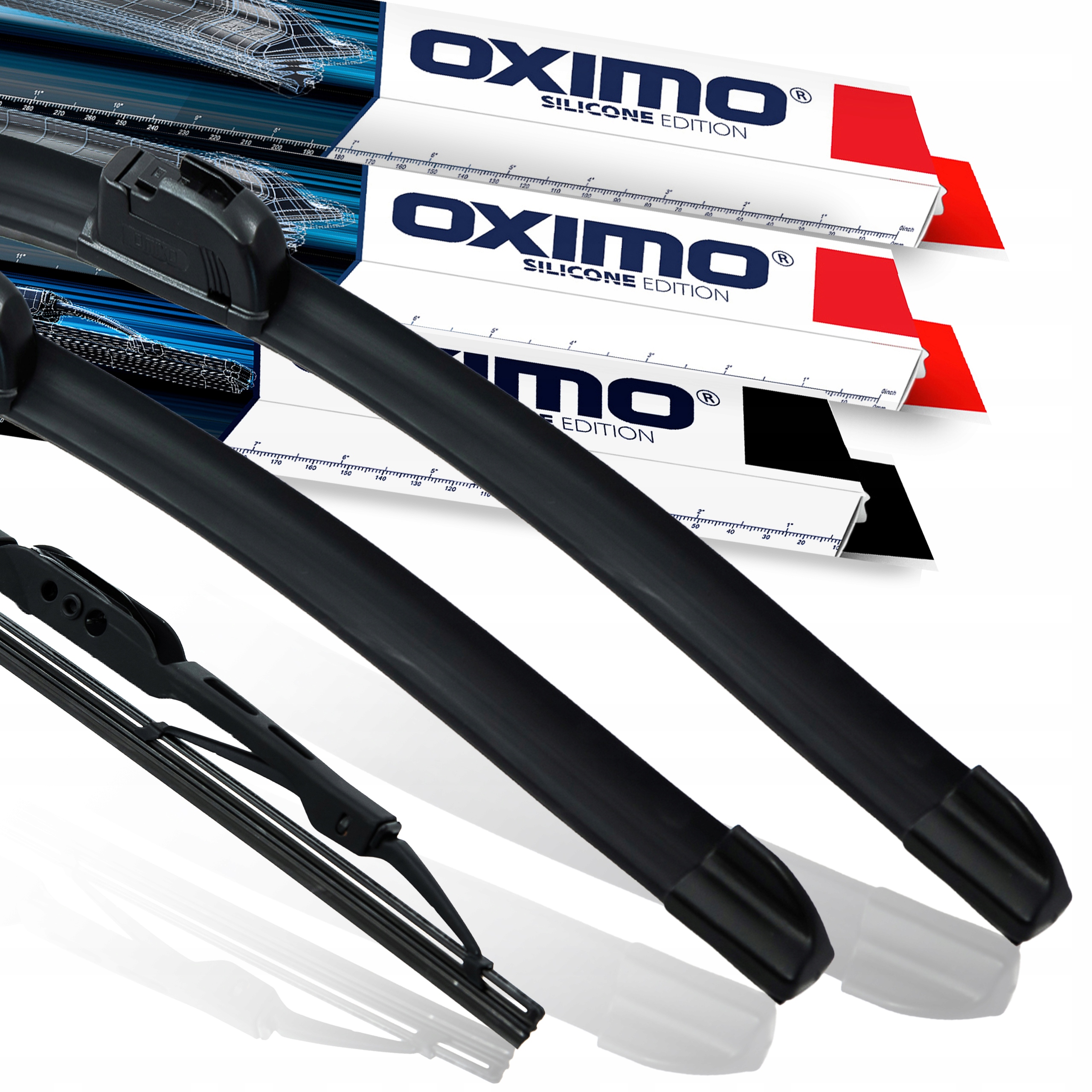 Wycieraczki Oximo Zestaw 525/500/350mm Honda Cr-v II 01.2005-09.2006