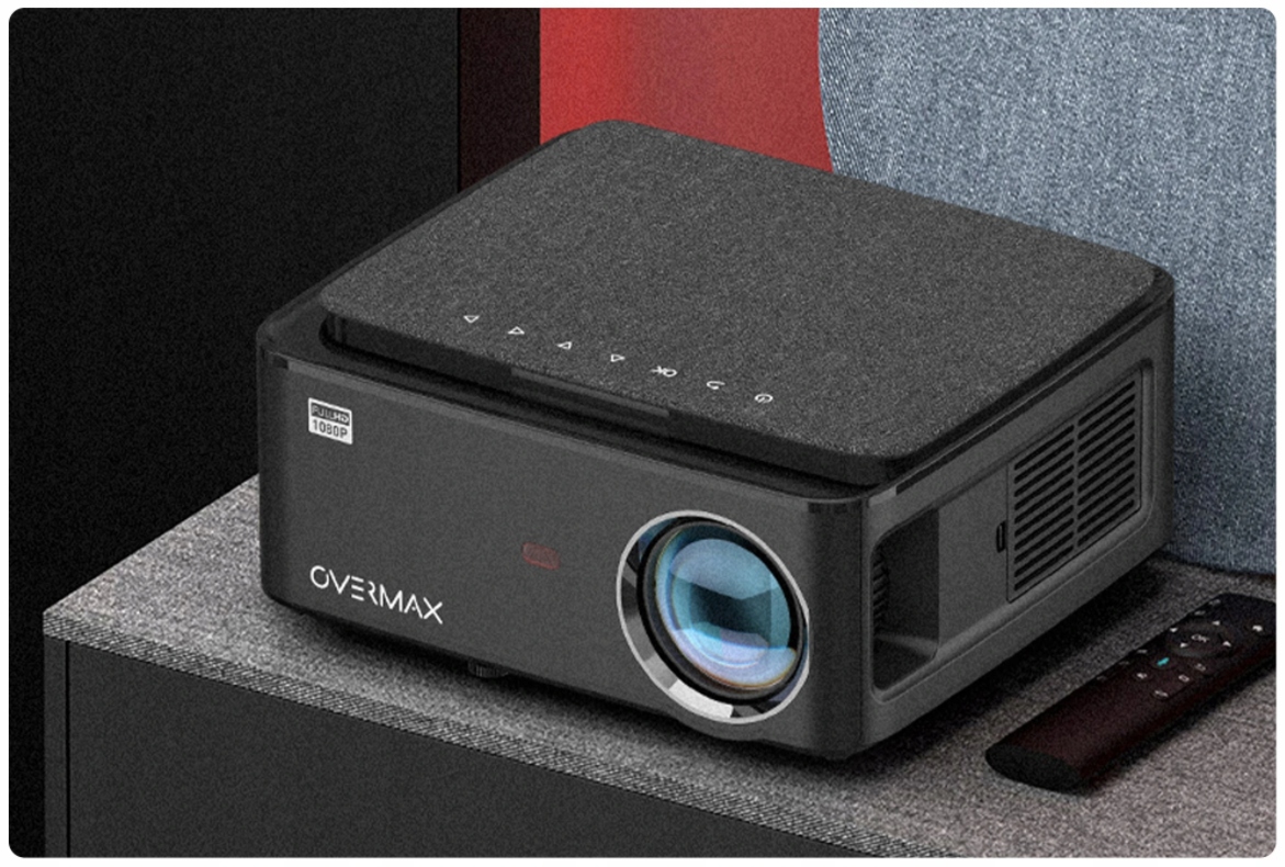 RZUTNIK PROJEKTOR Full HD Bluetooth Wifi Android 1080p 4000:1 HDMI pilot Technologia wyświetlania LED