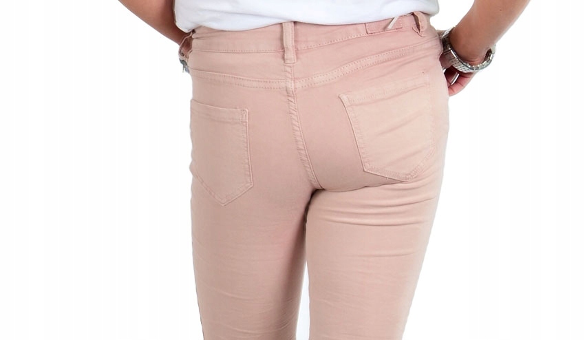 

Spodnie Legginsy Rurki Ćwieki Ripped Getry Dziury