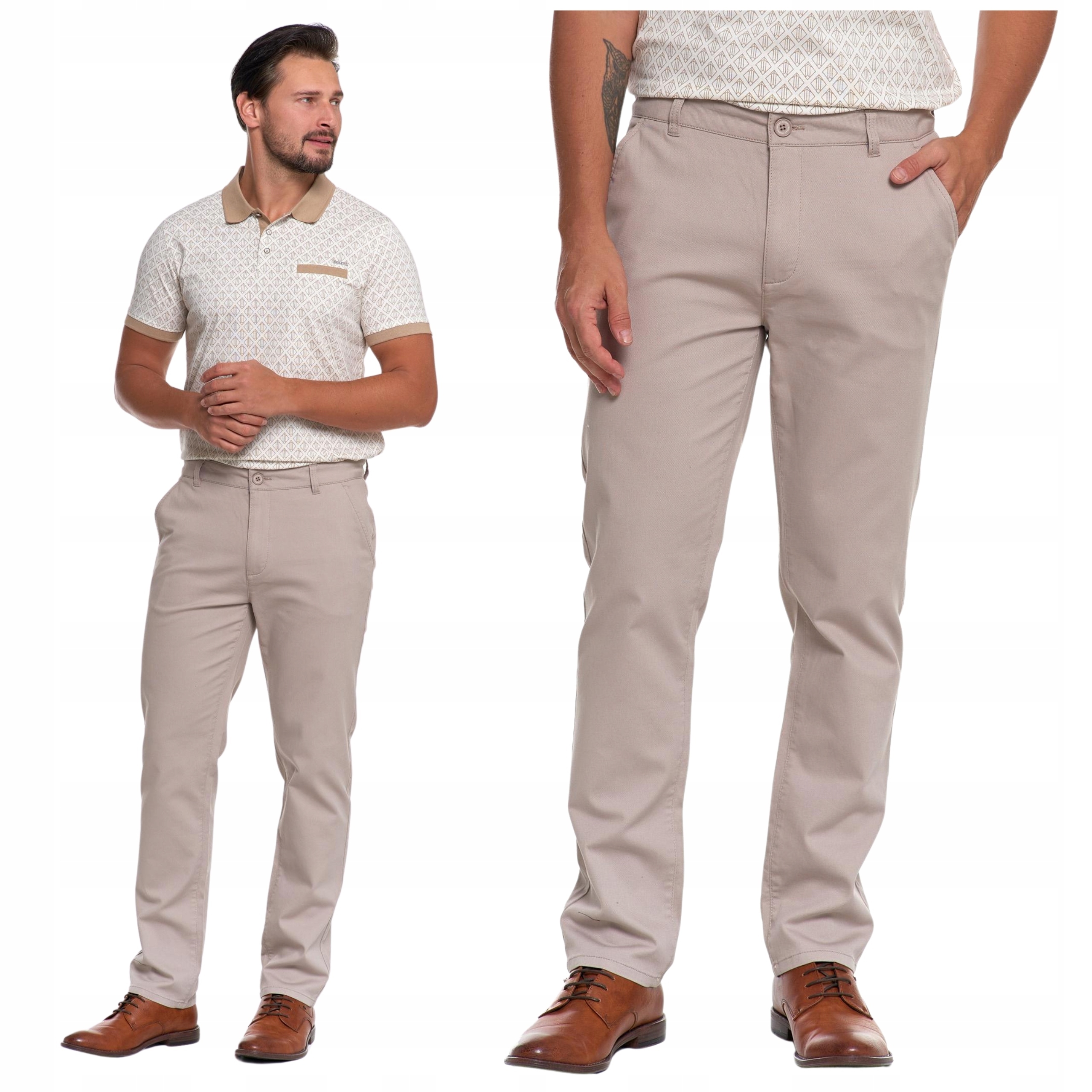 Pánské Kalhoty Elegantní Chinosy Jednoduché Nohavice Pohodlné Moraj vel.