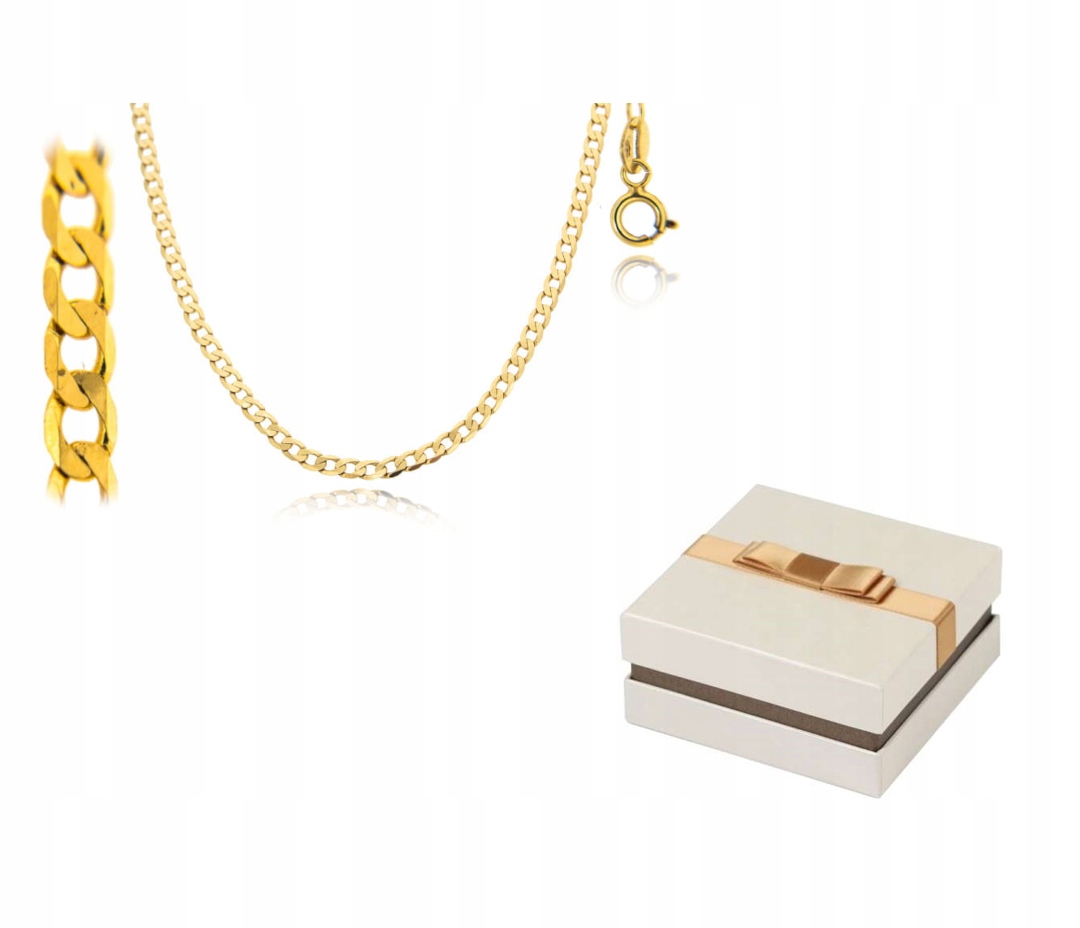 Zlato 585 Zlatý Řetízek Pancíř 50 cm 1,67 g 14 karátů ZL09