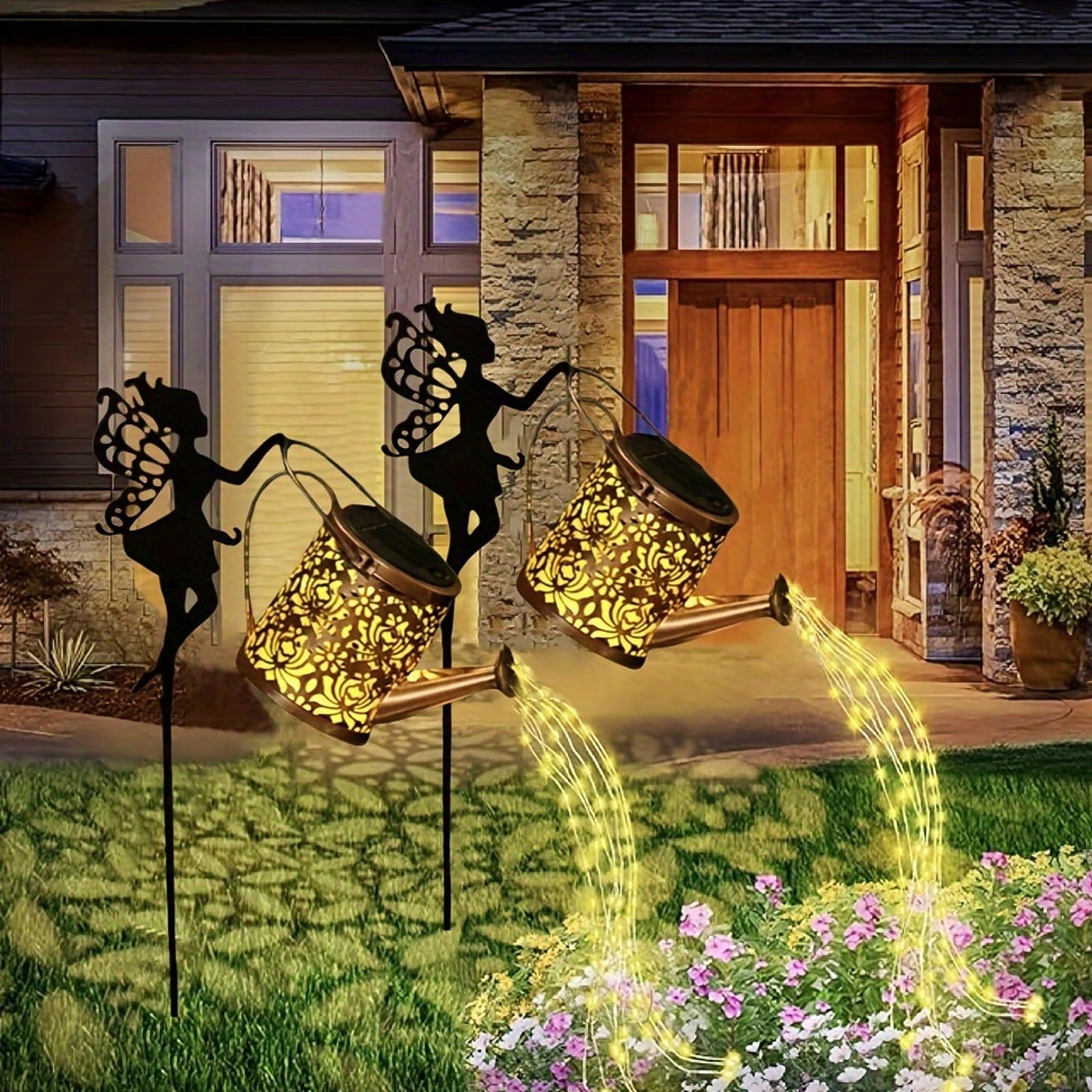 NEIOAAS Solarna Lampa LED Retro Do Ogrodu Tarasu i Ścieżek — miniatura 7
