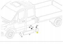 A91069076009K83 - БАРНАЯ СТОЙКА B ПРАВАЯ MERCEDES SPRINTER 907 / 910