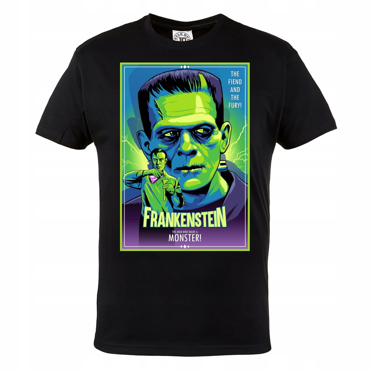 

Męska Koszulka Na Halloween Horror Frankenstein