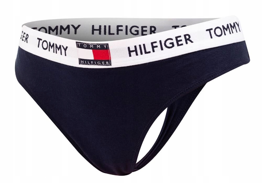 

Tommy Hilfiger Majtki Stringi Damskie Navy r. M