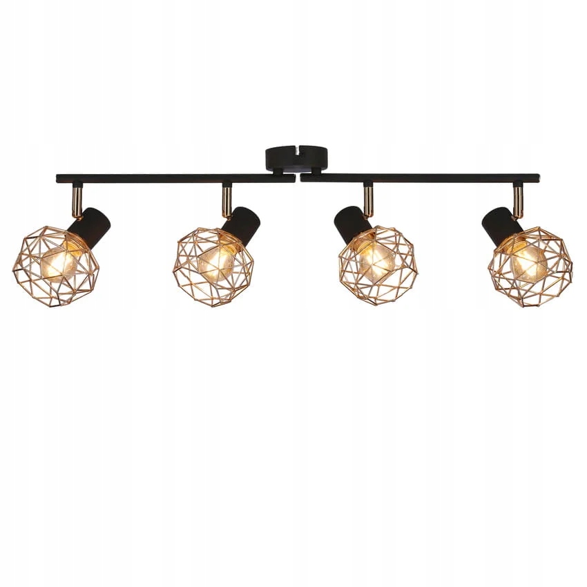 Stropná lampa s medenými tienidlami Candellux