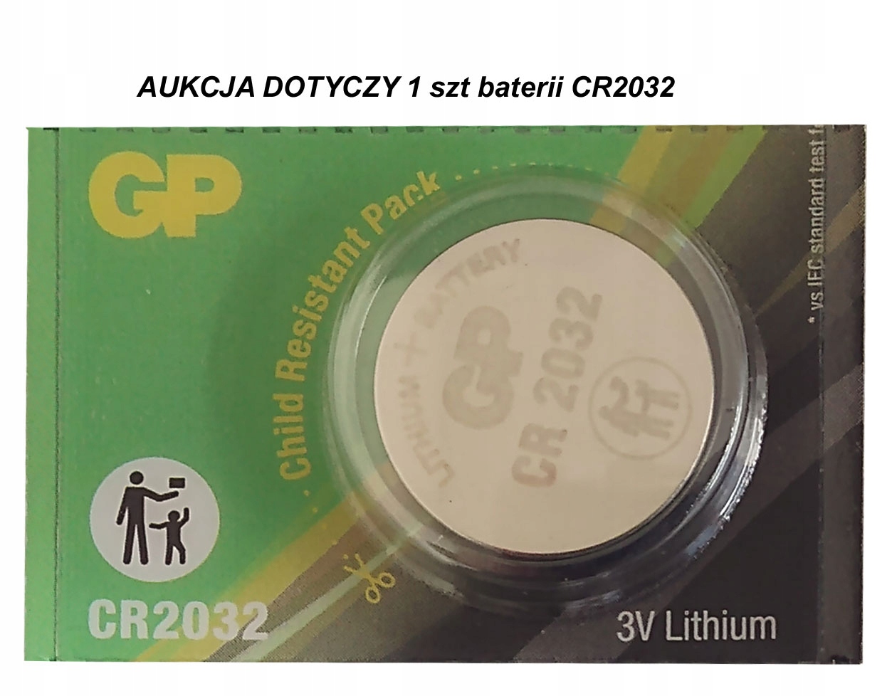 Bateria litowa GP CR2032 3V
