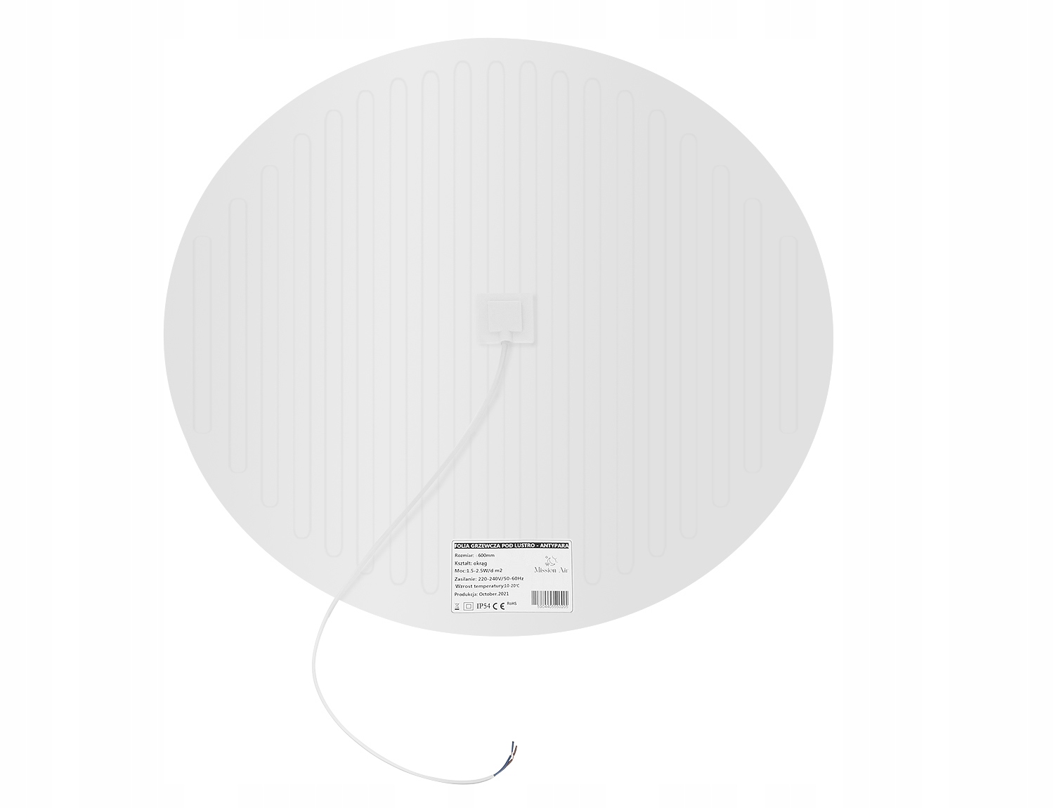 Vykurovacia fólia proti parám pod zrkadlom 80 cm