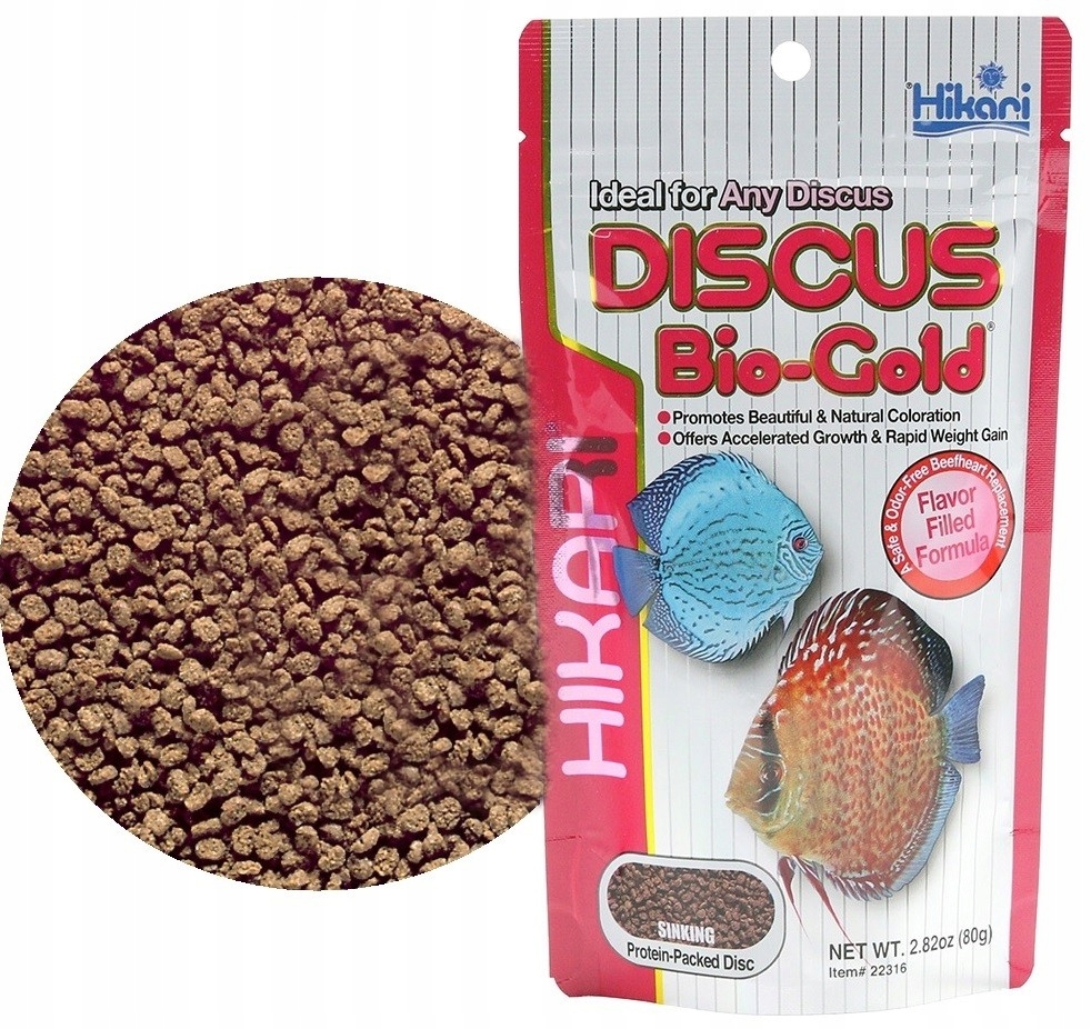Hikari Discus Bio Gold 1kg Pomalu se potápějící Krmivo pro diskovce