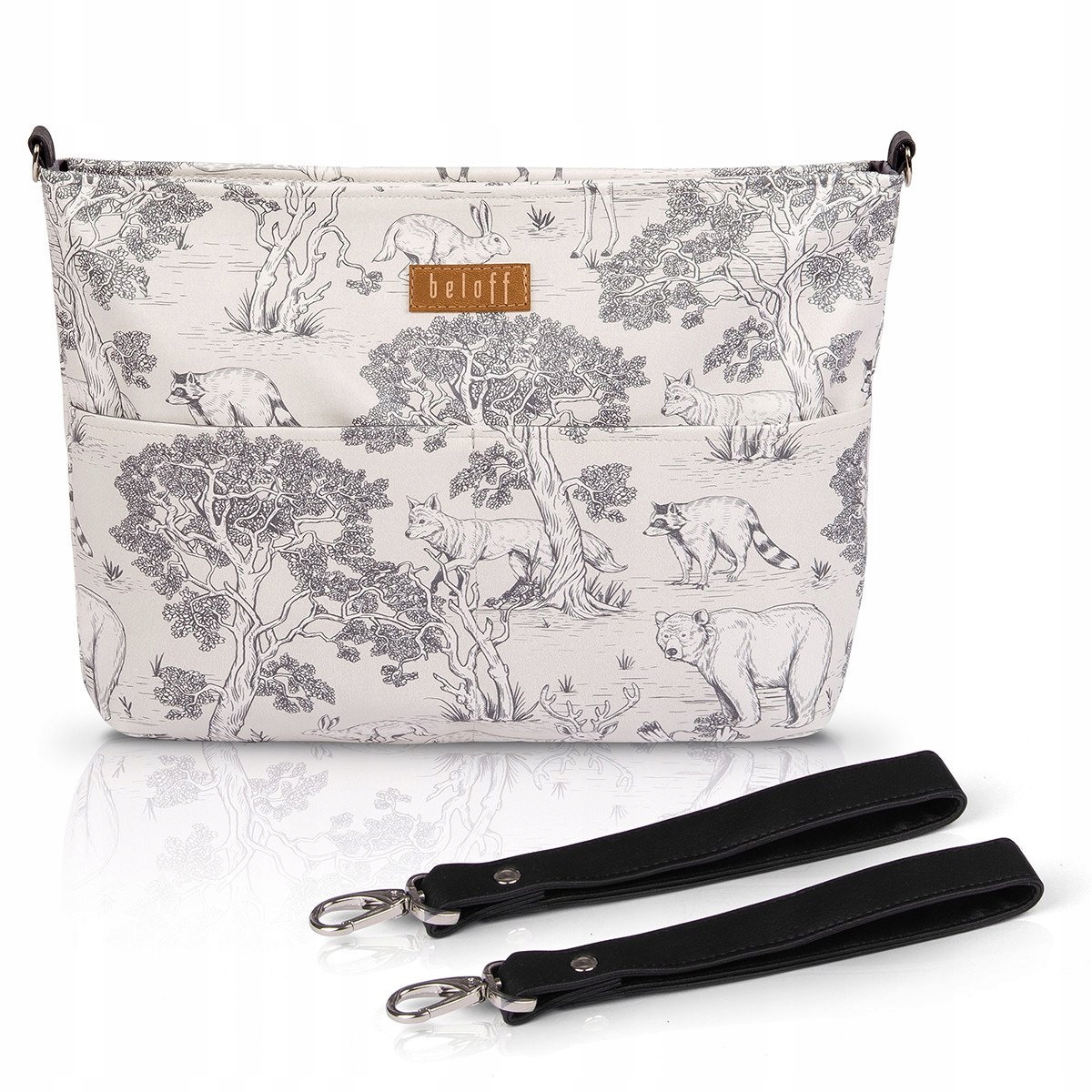 Organizer mini torba do wózka eko skóra Beloff Wysokość 25 cm