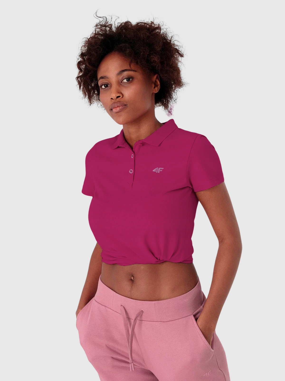 Koszulka POLO damska 4F T-SHIRT NOSH4 TSD355 XS Płeć kobieta