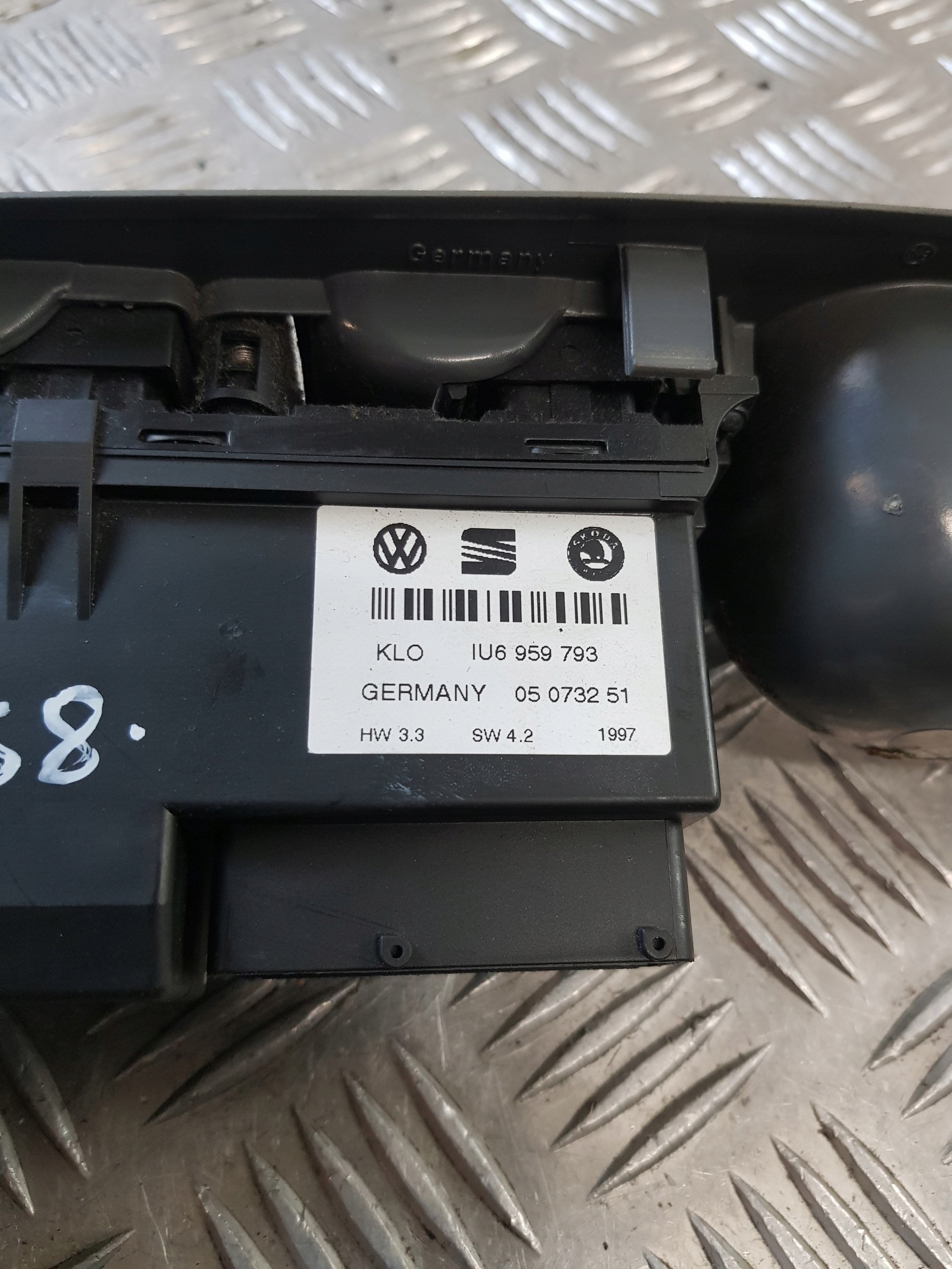 PANEL window control switch SKODA OCTAVIA and 97R