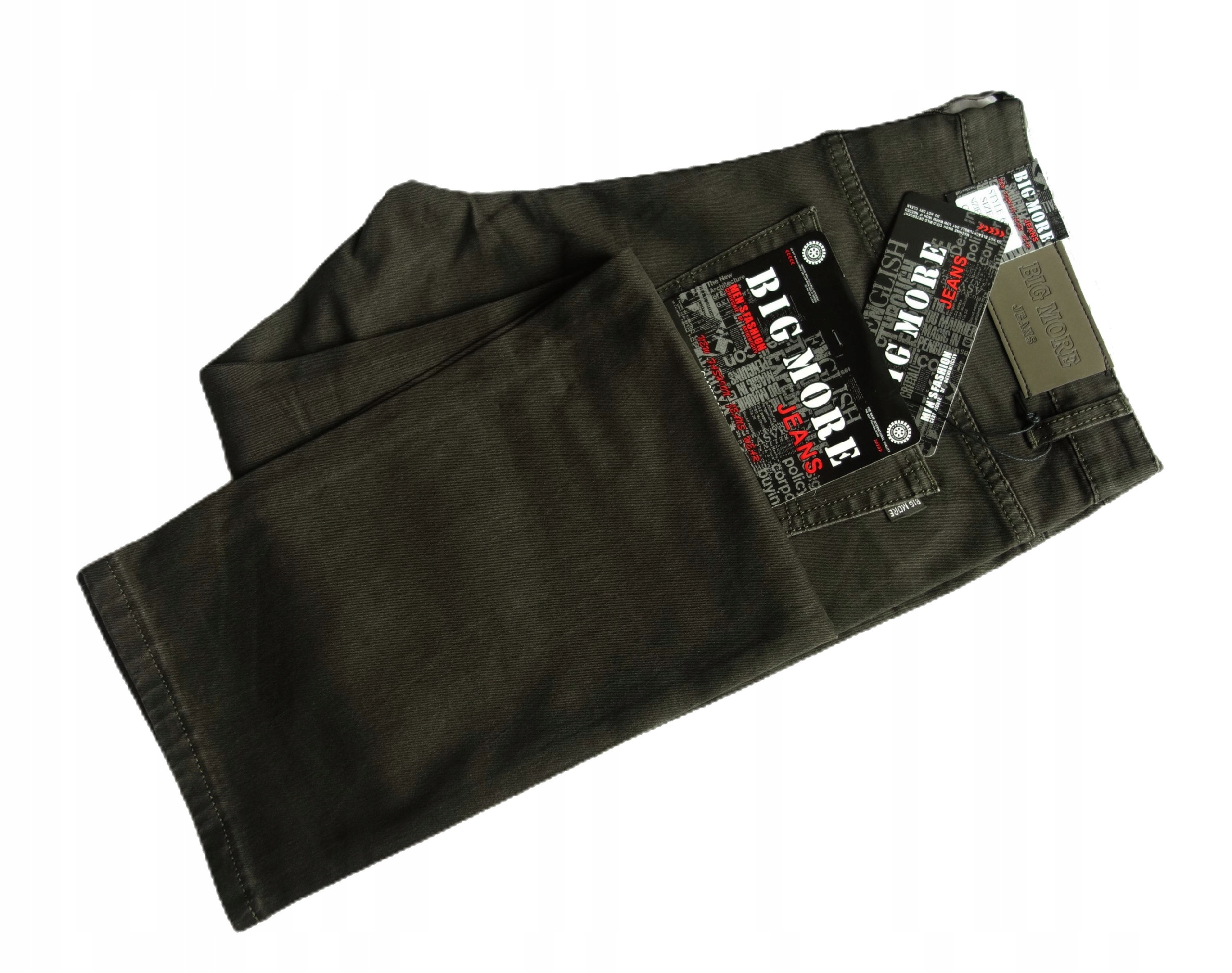 

Spodnie Męskie Jeans Big More Oliwka 655 W37L30