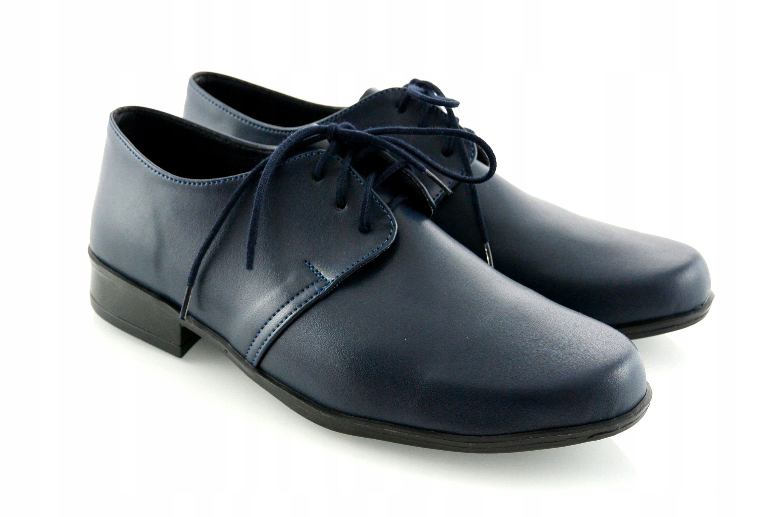 CHŁOPIĘCE PÓŁBUTY KOMUNIJNE WIZYTOWE GRANATOWE 26