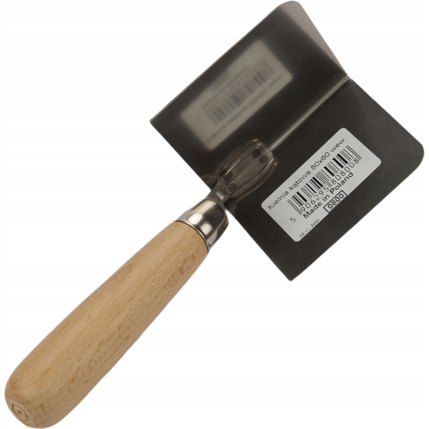 KIELNIA NIERDZEWNA KĄTOWA WEWNĘTRZNA 80 x 60 mm Typ kielnia